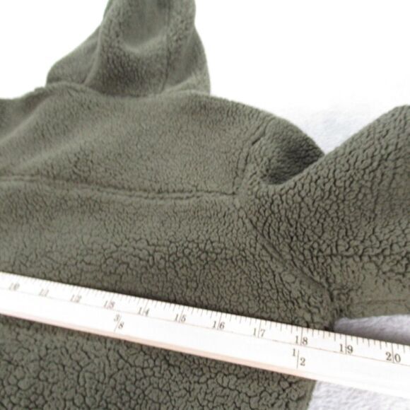 The North Face Hoody Womens XS Green Pockets 1/2 Zip Campshire Deep Pile Fleece - Picture 11 of 12